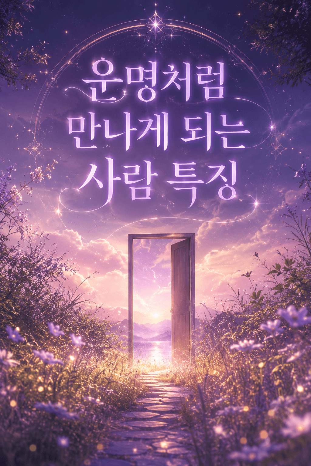 운명처럼 만나게 되는 사람 특징